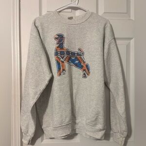 Gray show goat sweatshirt